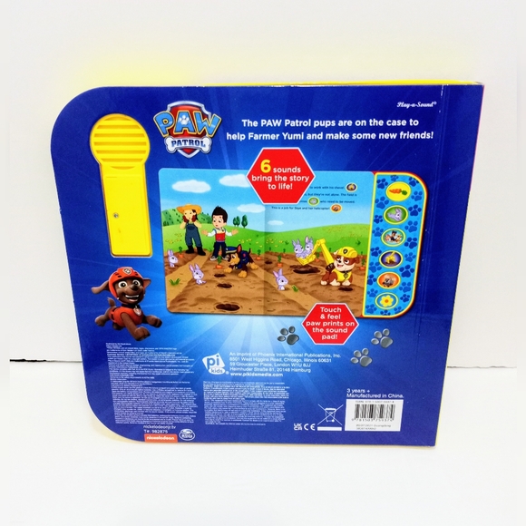 PAW patrol "Pawsome Farm Friends" Interactive Board Book - Picture 4 of 9